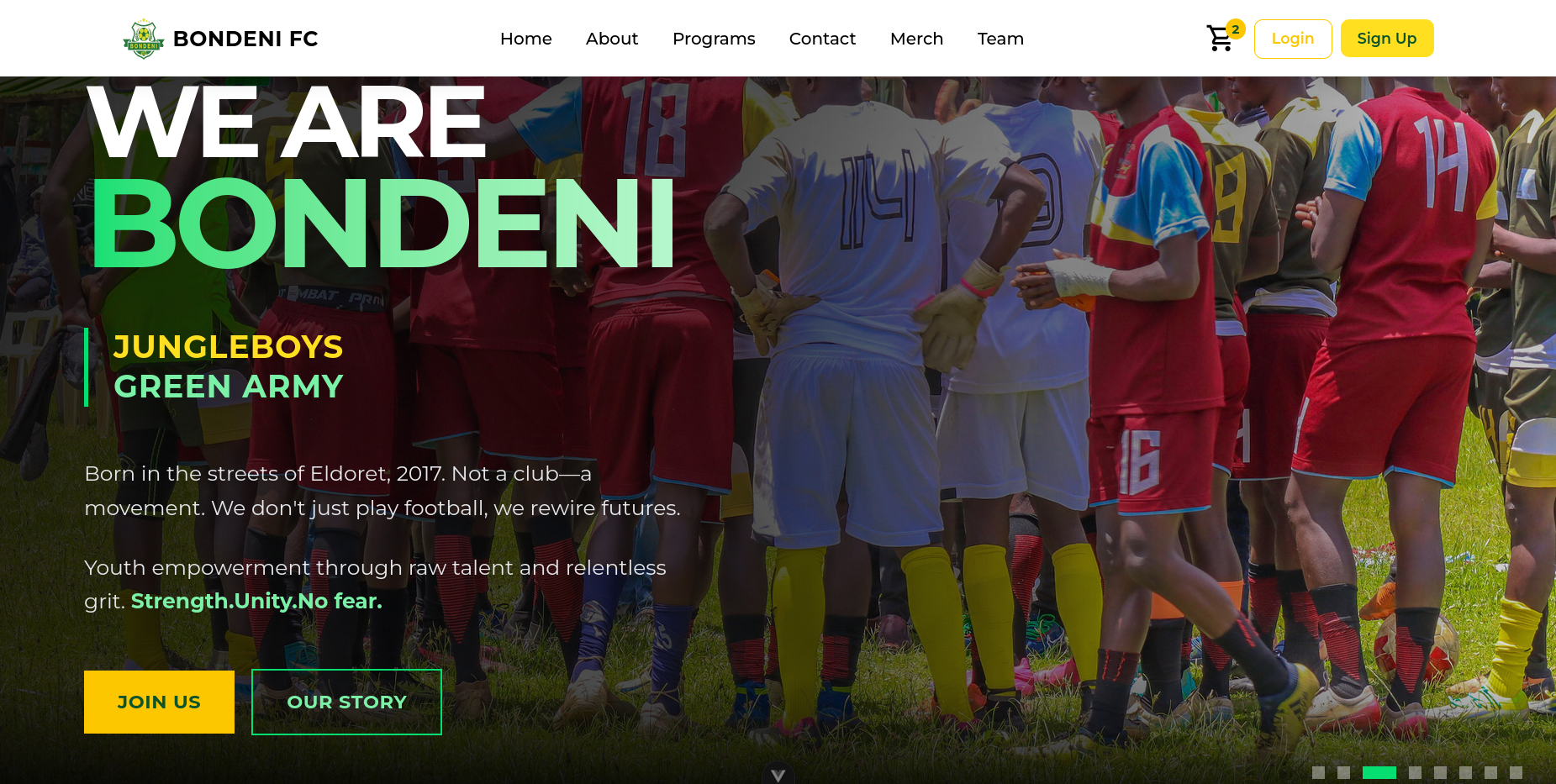Bondeni FC project showcase