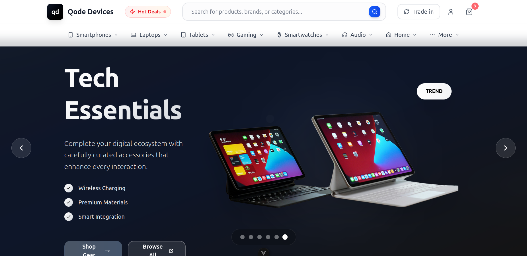 Qode Devices project showcase