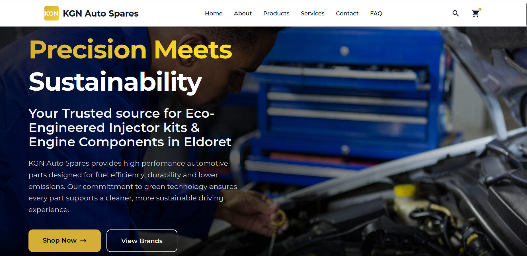KGN Autospares project showcase
